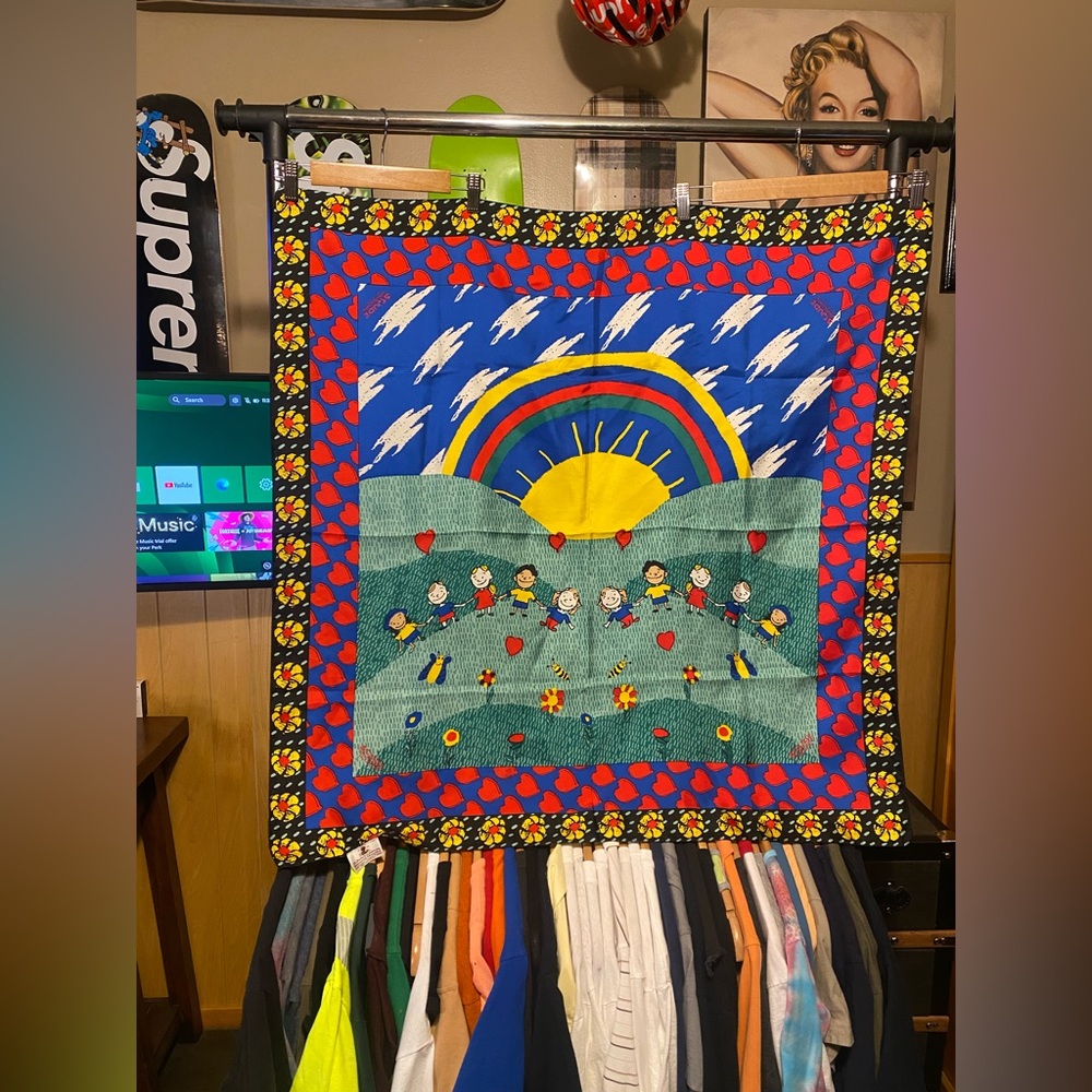 St Jude Silk scarf 100% rare